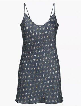 Sunday Best Navy Floral Slip Mini Dress